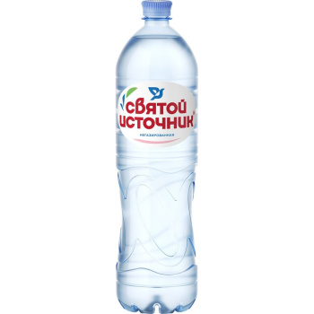 Вода негазированная Святой Источник, 1,5л