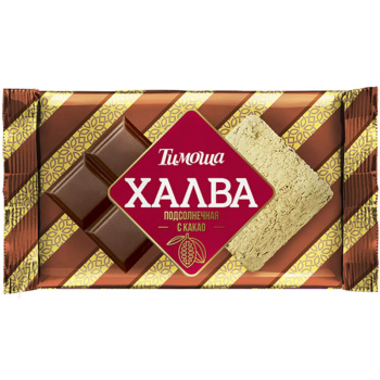 Халва подсолнечная Тимоша с какао, 250г