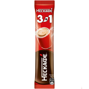 Кофе Nescafe классический 3 в 1 растворимый, 14.5г