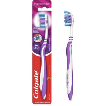 Зубная щетка Colgate ZIGZAG средней жесткости 1шт