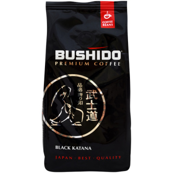 Кофе в зёрнах Bushido Black Katana, 227г