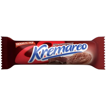 Печенье Кухмастер, Kremareo, сахарное, шоколадная начинка, 100г