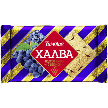Халва подсолнечная Тимоша с изюмом, 250г