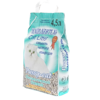 Наполнитель_Pussy-Cat_Океанический_4_5л_пакет_зеленый_впитывающий