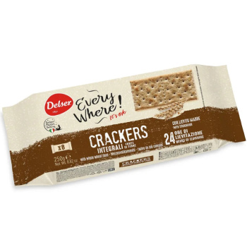 Крекер из муки Delser 250г грубый помол
