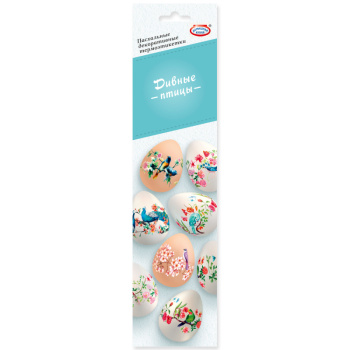Набор пасхальный декоративный, термоэтикетки 6шт, в ассортименте 