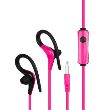 Наушники проводные внутриканальные Спорт гарнитура крепл.за ухо FORZA  410-054