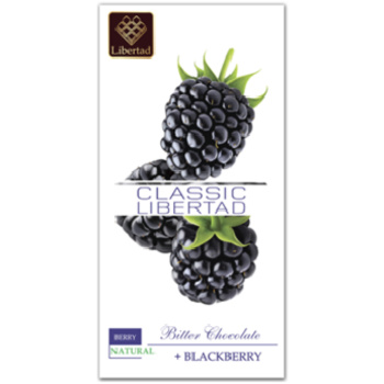 Шоколад горький Classik Libertad с ежевикой, 80г