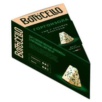 Сыр Горгонзола с голубой плесенью Botticello, 50% БЗМЖ, 100г  