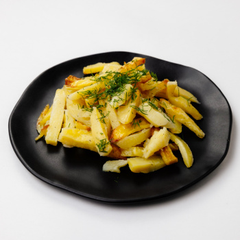 Картофель жареный с зеленью, 100г