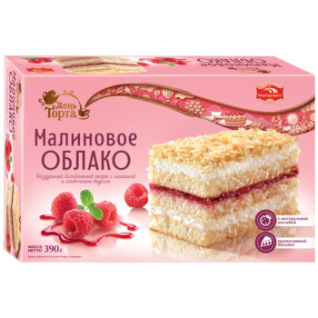 Торт Малиновое облако Черёмушки, 390г