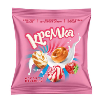 Карамель леденцовая Яшкино «Кремка», ассорти, 180г