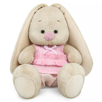 Зайка Ми в блузке из жатой ткани (малыш), 15см