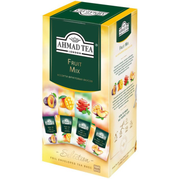 Чай Ахмад 24пак Фруктовый Микс Ассорти 4 вкуса Набор