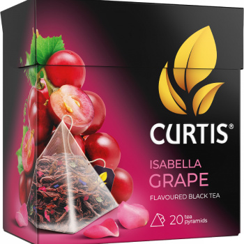 Чай черный Curtis Isabella Grape в пирамидках, 20х1.8г