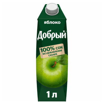 Сок Добрый яблоко, 1л